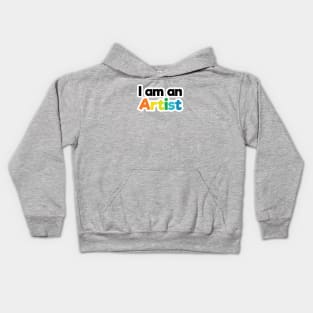 I am an Artist | Gray Kids Hoodie